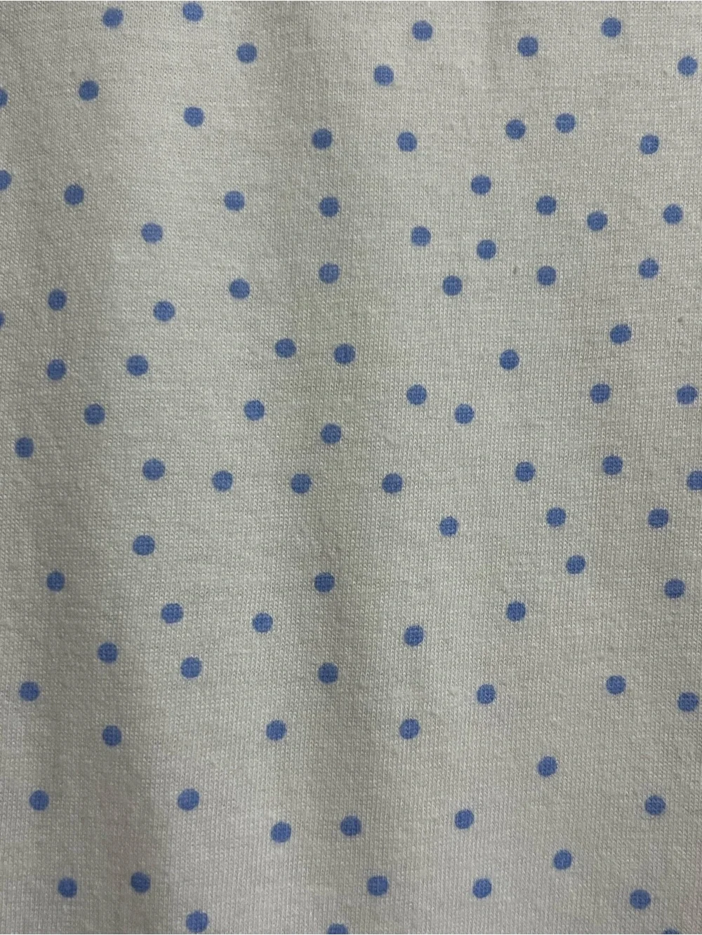 NWOT Carole Hochman White With Blue Dots Sleeveless V-Neck Nightgown Size XL